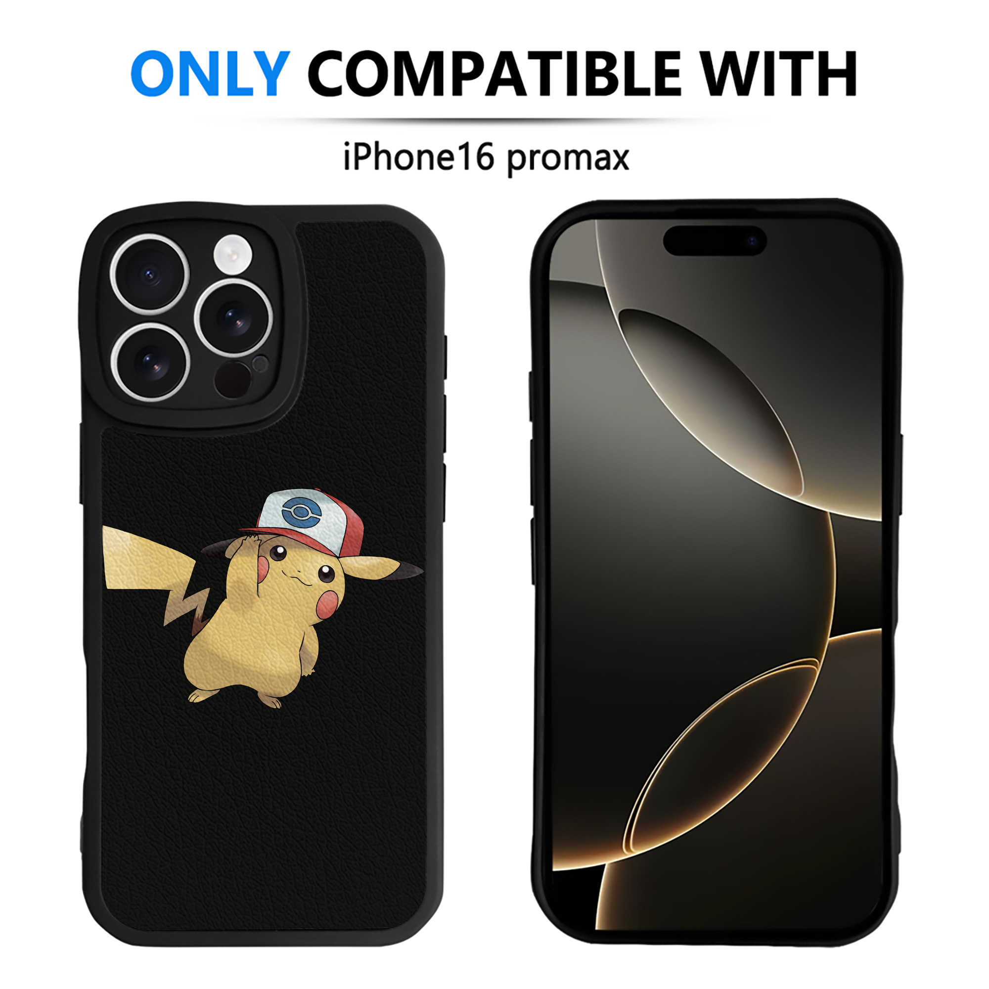 （画像用） ポケットモンスター Pokémon 【iPhone 16シリーズ対応】シリコンスマホケース（レザー調） 材質：シリコン